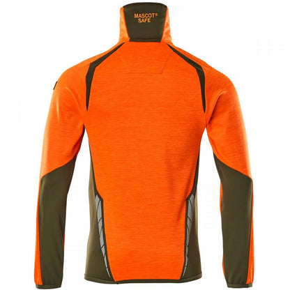 19303 Accelerate Safe Fleece Jumper with half zip