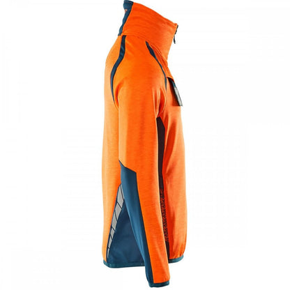 19303 Accelerate Safe Fleece Jumper with half zip
