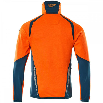 19303 Accelerate Safe Fleece Jumper with half zip