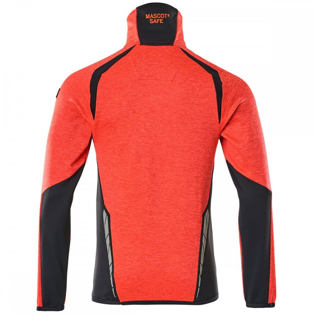 19303 Accelerate Safe Fleece Jumper with half zip
