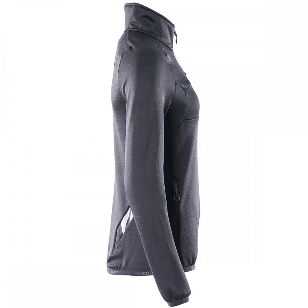 18053 Womens Accelerate Fleece Jumper with half zip