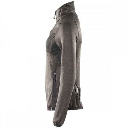 18053 Womens Accelerate Fleece Jumper with half zip