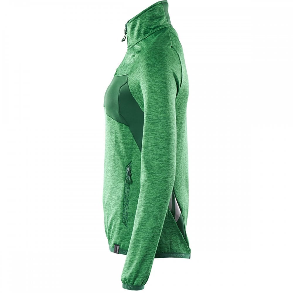 18053 Womens Accelerate Fleece Jumper with half zip