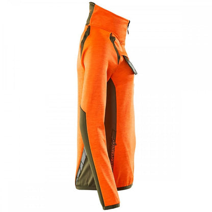 19353 Womens Accelerate Safe Fleece Jumper with half zip