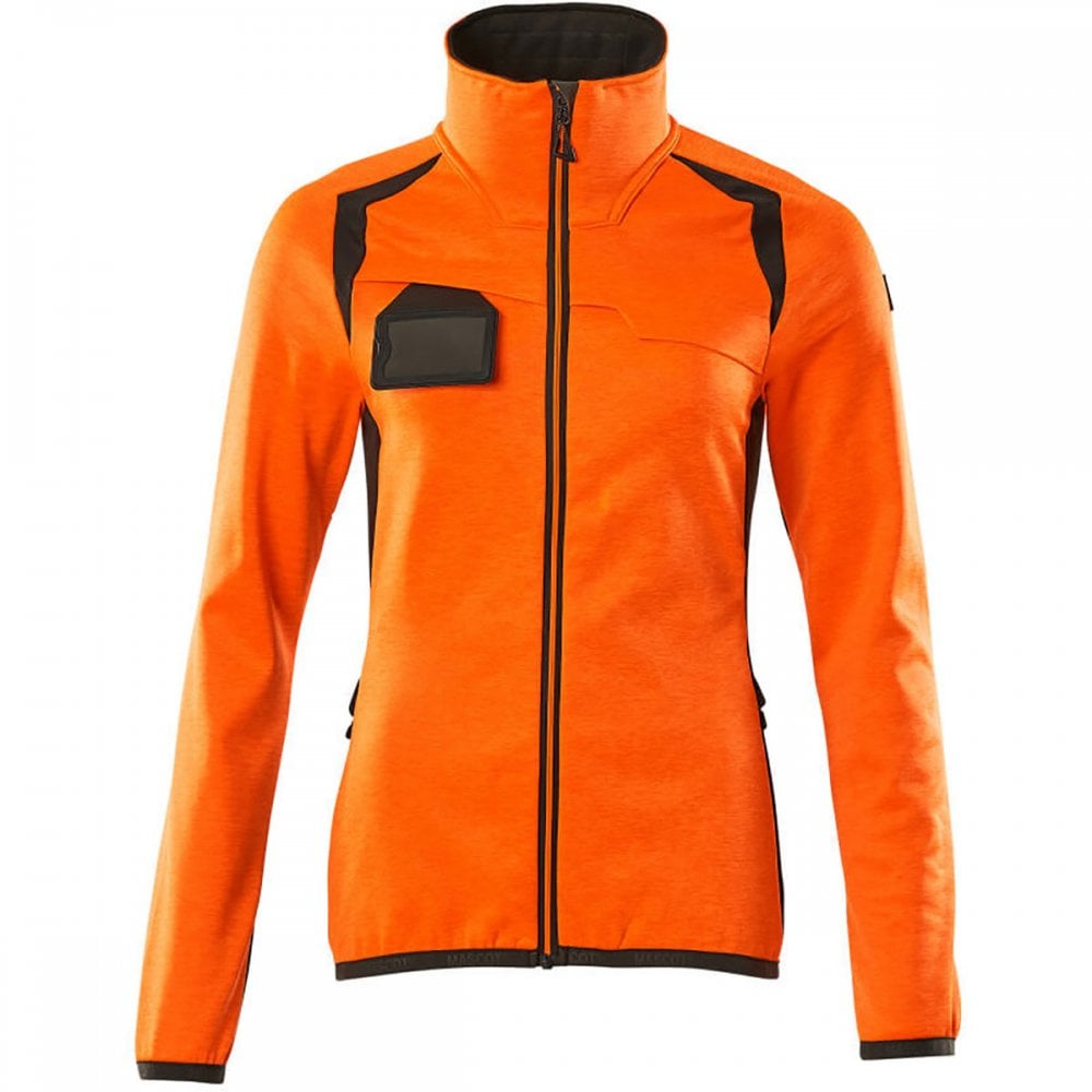 19453 Womens Accelerate Safe Fleece Jumper with zipper