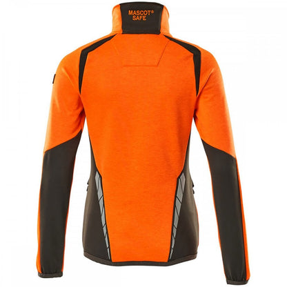 19453 Womens Accelerate Safe Fleece Jumper with zipper