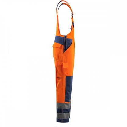 07169 Safe Compete Bib & Brace with kneepad pockets
