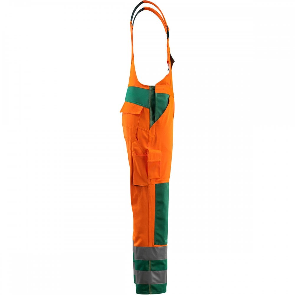 07169 Safe Compete Bib & Brace with kneepad pockets