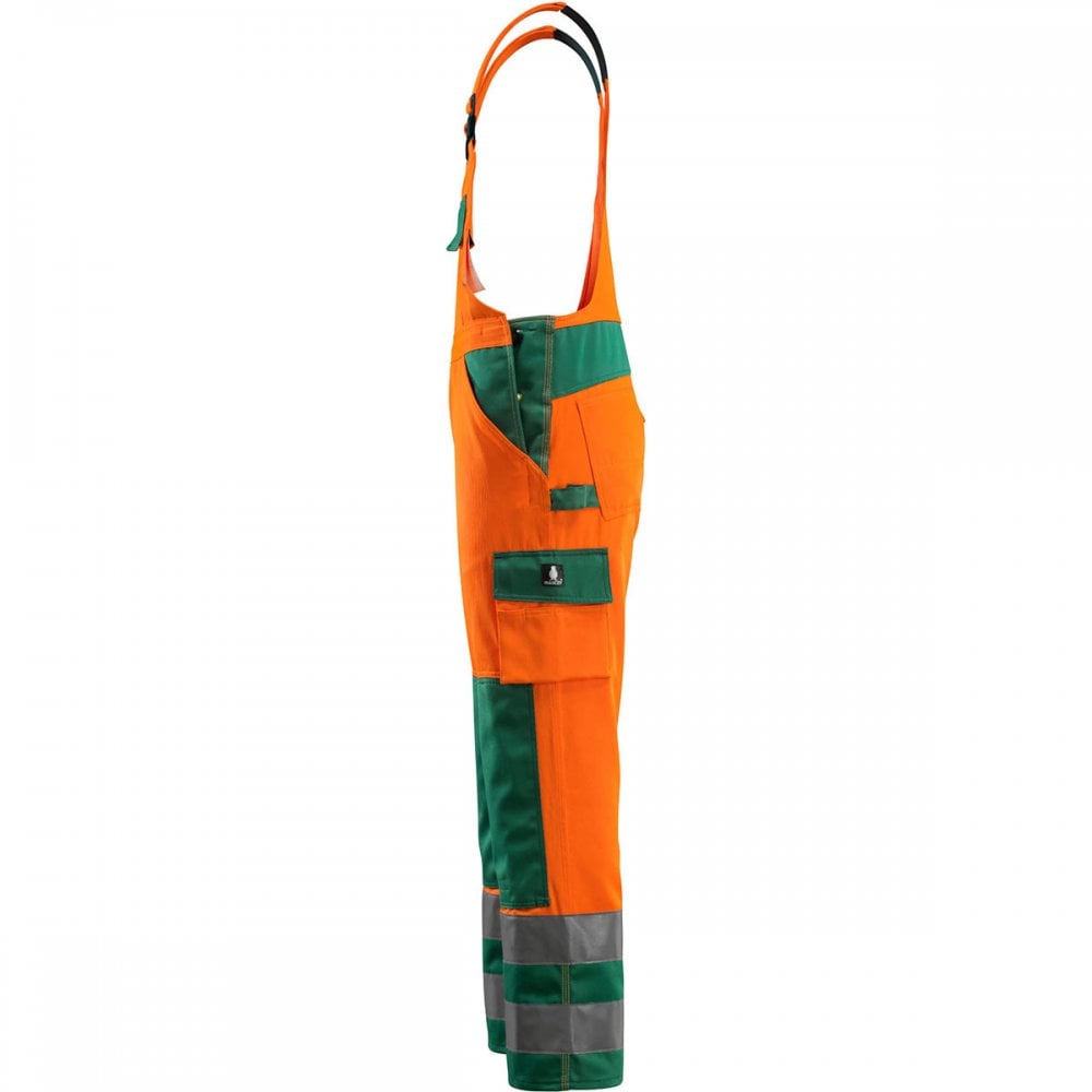 07169 Safe Compete Bib & Brace with kneepad pockets