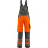 15569 Newcastle Safe Supreme Bib & Brace With Kneepad Pockets Hi-Vis Orange/Dark Anthracite 35" 34.5" *One Size Only - Outlet Store*