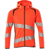 19284 Accelerate Safe Hoodie with zipper Hi-Vis Red/Dark Navy 2XL *One Size Only - Outlet Store*