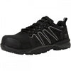 78421 Manchester Composite-Toe Safety Low S3 Shoes UK4 - EU37 - US5 Black/Grey *One Size Only - Outlet Store*