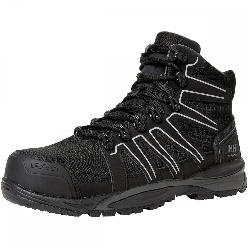 78422 Manchester Composite-Toe Safety Mid S3 Shoes UK11 - EU46 - US12 Black/Grey *One Size Only - Outlet Store*