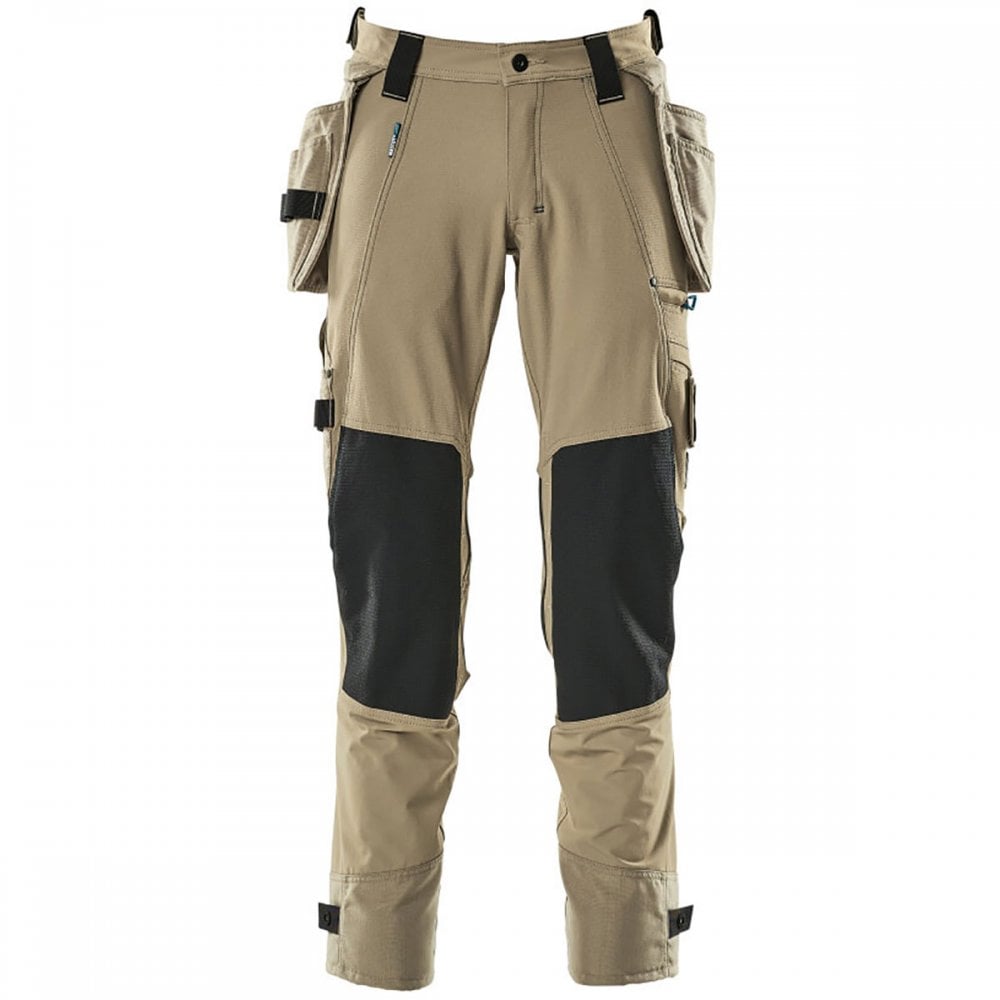 17031 Advanced Removable Holster Pocket Trousers with STRETCH Light Khaki 30" 34.5" *One Size Only - Outlet Store*