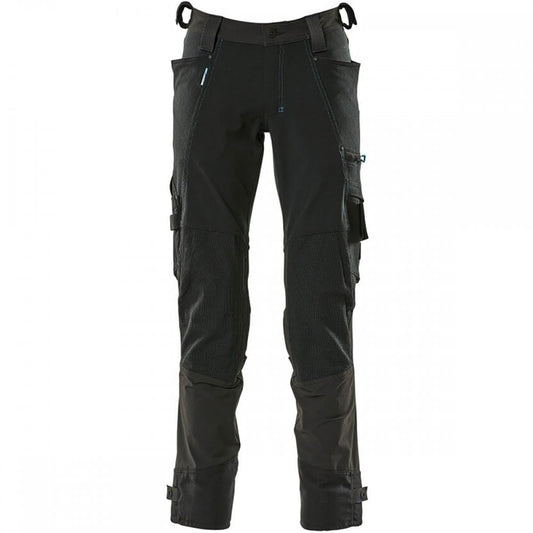 17079 Advanced Trousers with kneepad pockets Black 30" 34.5" *One Size Only - Outlet Store*