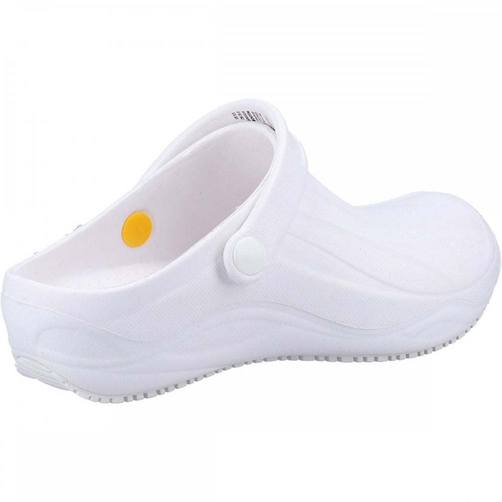 Smooth OB Slip Resistant Occupational Clog White