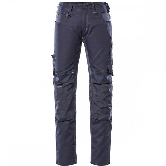 12779 Mannheim Unique Trousers With Kneepad Pockets Dark Navy 35" 35.5" *One Size Only - Outlet Store*