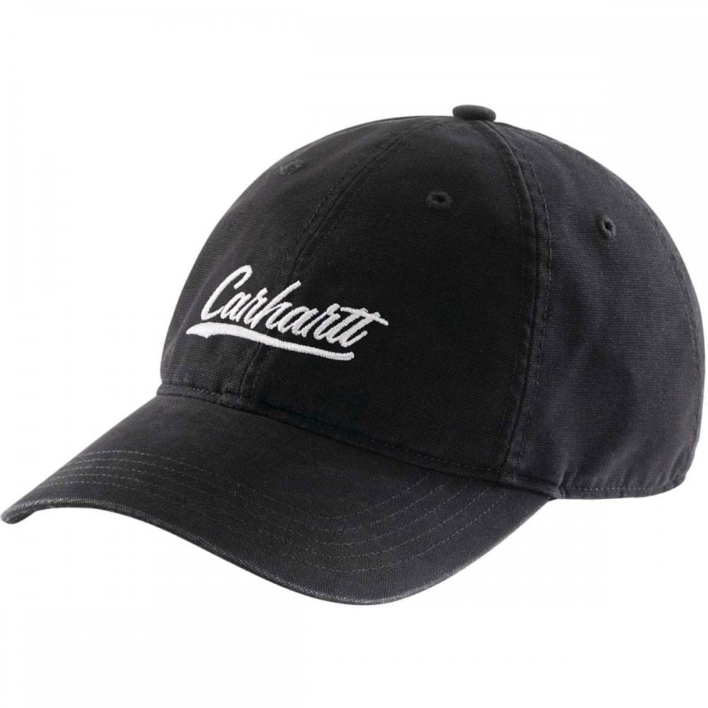 105247 Womens Canvas Script Graphic Cap