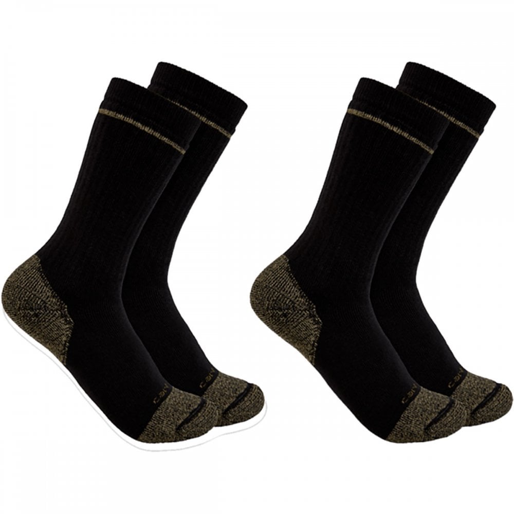 SB5552M Cotton Blend Steel Toe Boot Sock 2 Pack