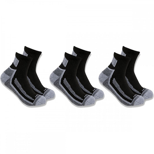 SQ5283M Force Midweight Quarter Sock 3 Pack