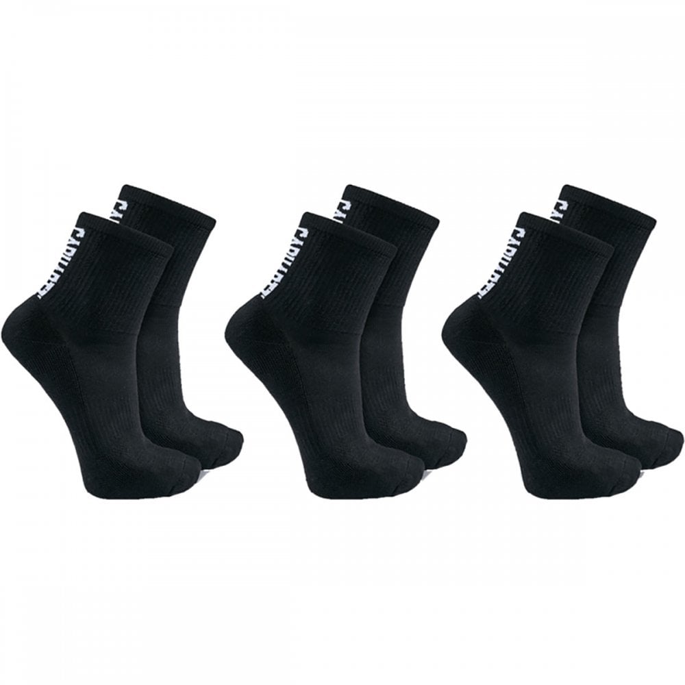 SS9933M Force Logo Short Crew Sock 3 Pack