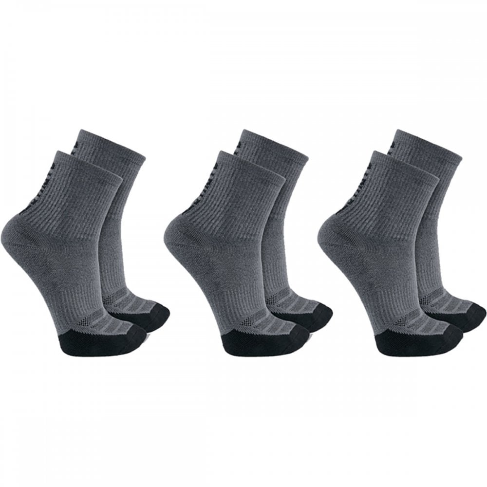SS9933M Force Logo Short Crew Sock 3 Pack