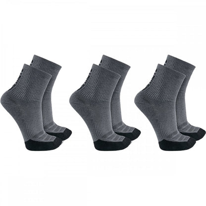 SS9933M Force Logo Short Crew Sock 3 Pack