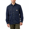 105605 Denim Fleece Lined Snap Front Shirt