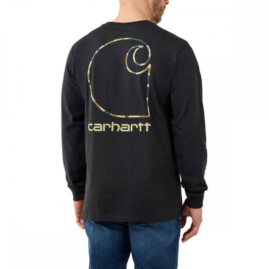105583 Pocket Camo C Graphic Long Sleeve T-Shirt