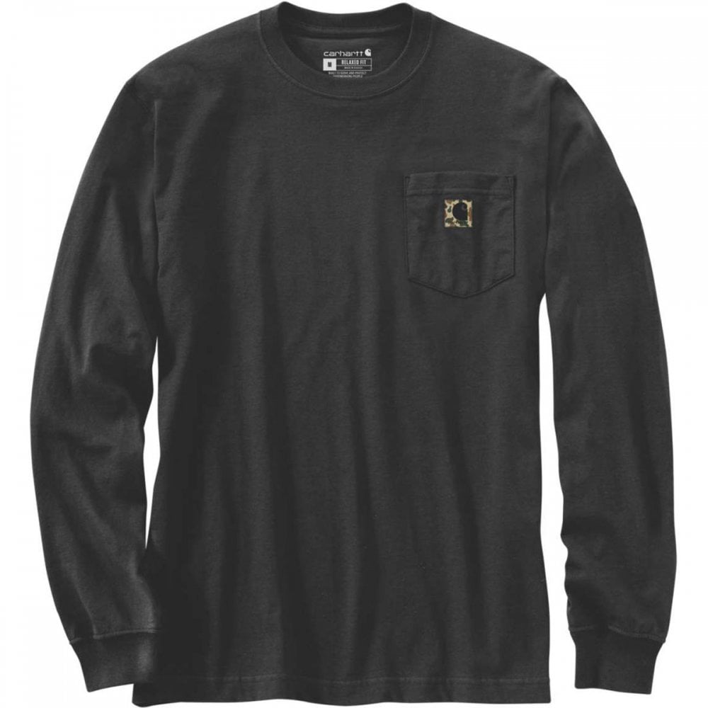 105583 Pocket Camo C Graphic Long Sleeve T-Shirt