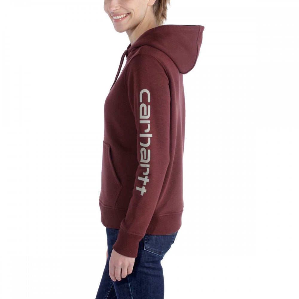 102791 Relaxed Fit Midweight Logo Sleeve Graphic Sweatshirt