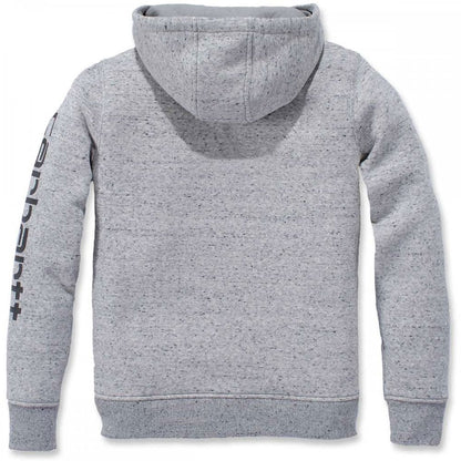 102791 Relaxed Fit Midweight Logo Sleeve Graphic Sweatshirt