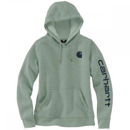 102791 Relaxed Fit Midweight Logo Sleeve Graphic Sweatshirt