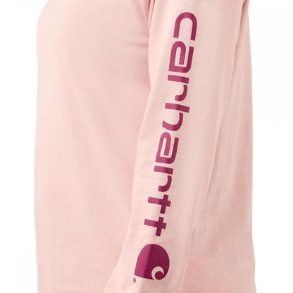 103401 Workwear Logo Long Sleeve Womens T-Shirt