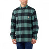 105432 Midweight Flannel Long Sleeve Plaid Shirt