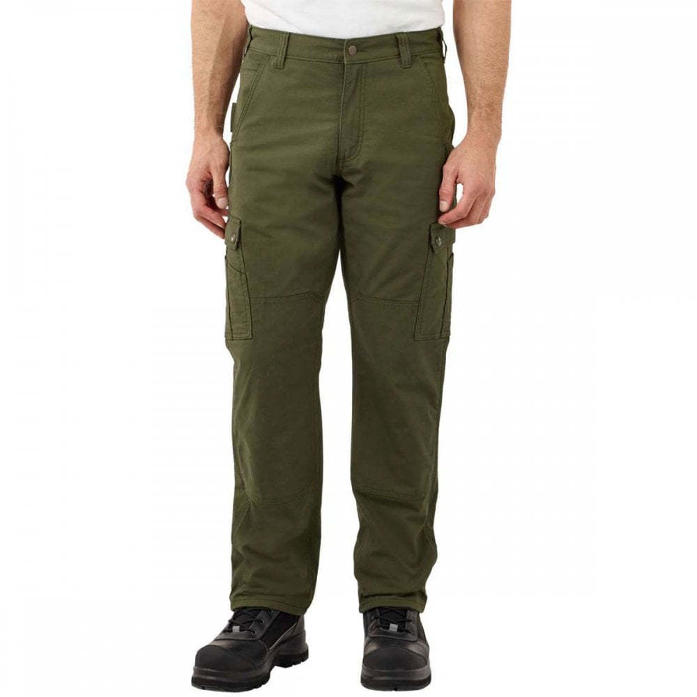 105491 Cargo Fleece Lined Work/Walking Trouser - Ripstop material Basil 30" 38" *One Size Only - Outlet Store*