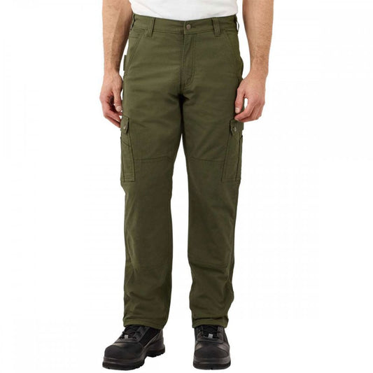 105491 Cargo Fleece Lined Work/Walking Trouser - Ripstop material Basil 30" 38" *One Size Only - Outlet Store*