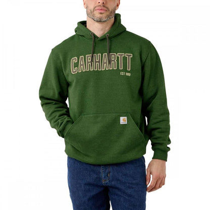 105494 Felt Logo Graphic Sweatshirt Hoodie