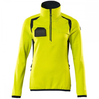 19353 Womens Accelerate Safe Fleece Jumper with half zip
