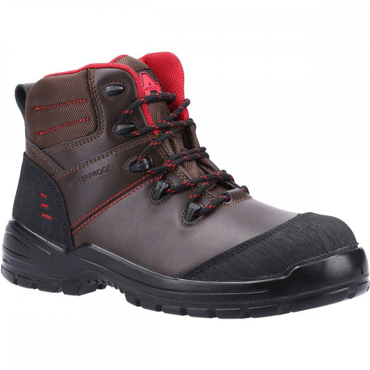 AS308C S3 SRC Metal Free Safety Boot Brown