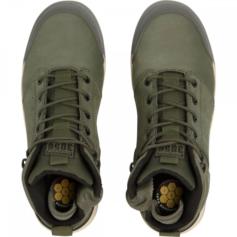 3056 Lace Zip S1 Safety Boot Olive
