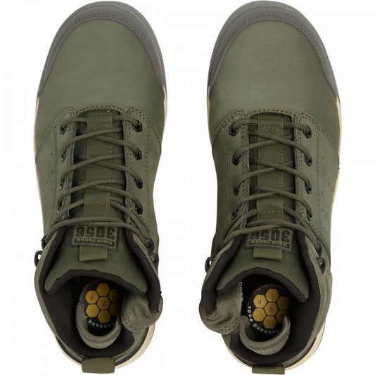 3056 Lace Zip S1 Safety Boot Olive