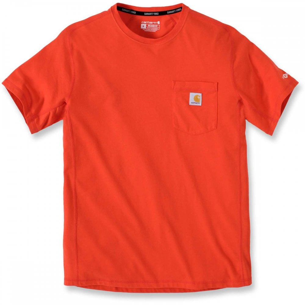 104616 Force Flex Pocket T-Shirts Short Sleeve FastDry® Summer Loose Fit