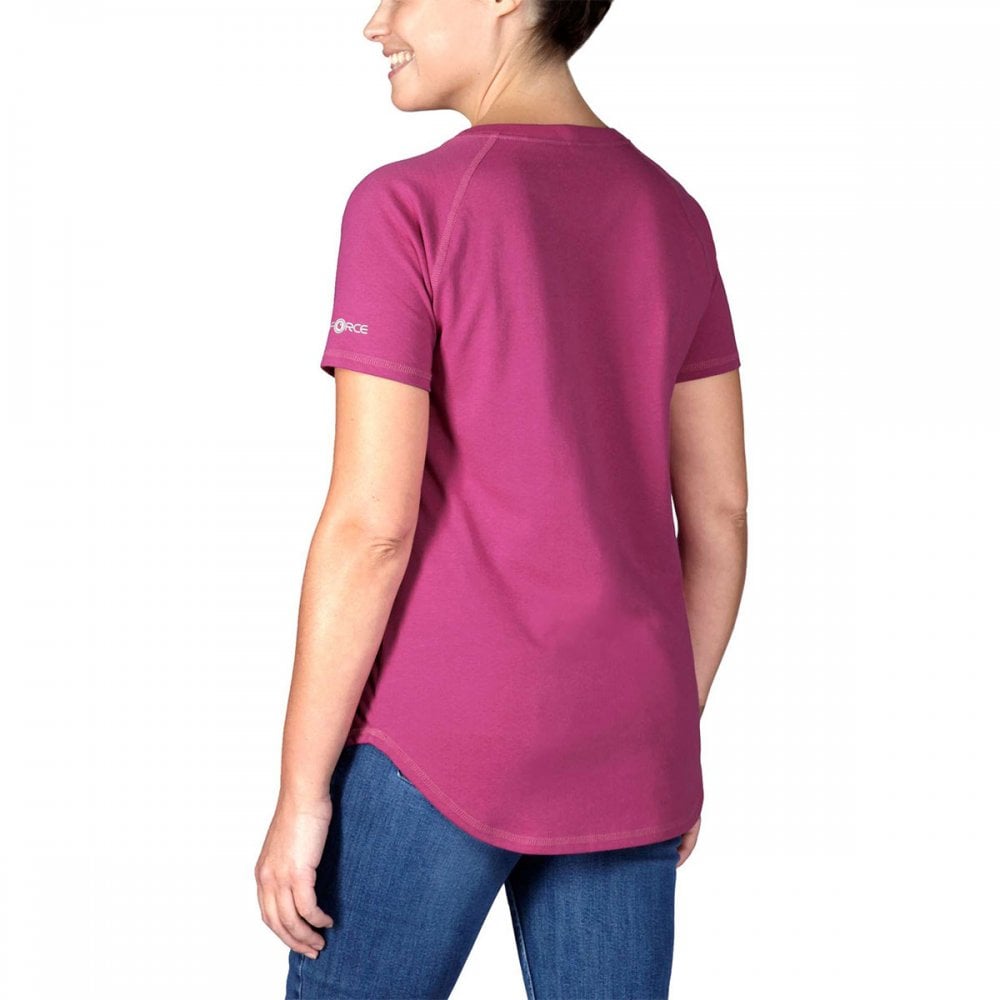 105415 Womens Midweight Short Sleeve Pocket T-Shirt