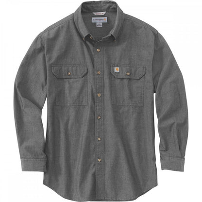104368 Loose Chambray Long Sleeve Shirt