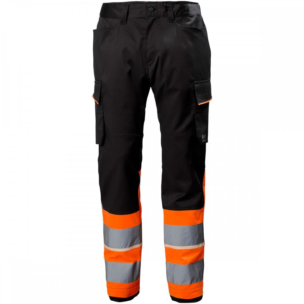 77515 UC-ME Cargo Trousers Class 1 Hi Vis Orange/Ebony 32.5" 36" *One Size Only - Outlet Store*
