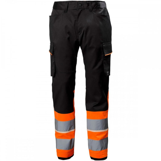 77515 UC-ME Cargo Trousers Class 1 Hi Vis Orange/Ebony 32" 33" *One Size Only - Outlet Store*