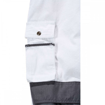 100233 Emea Multipocket Ripstop Trouser White
