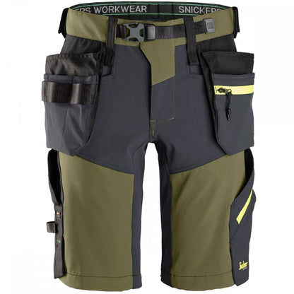 6140 FlexiWork Softshell Stretch Shorts+ Holster Pockets