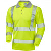 P08 Barricane ISO 20471 Class 3 Coolviz Plus Long Sleeved Polo Shirt